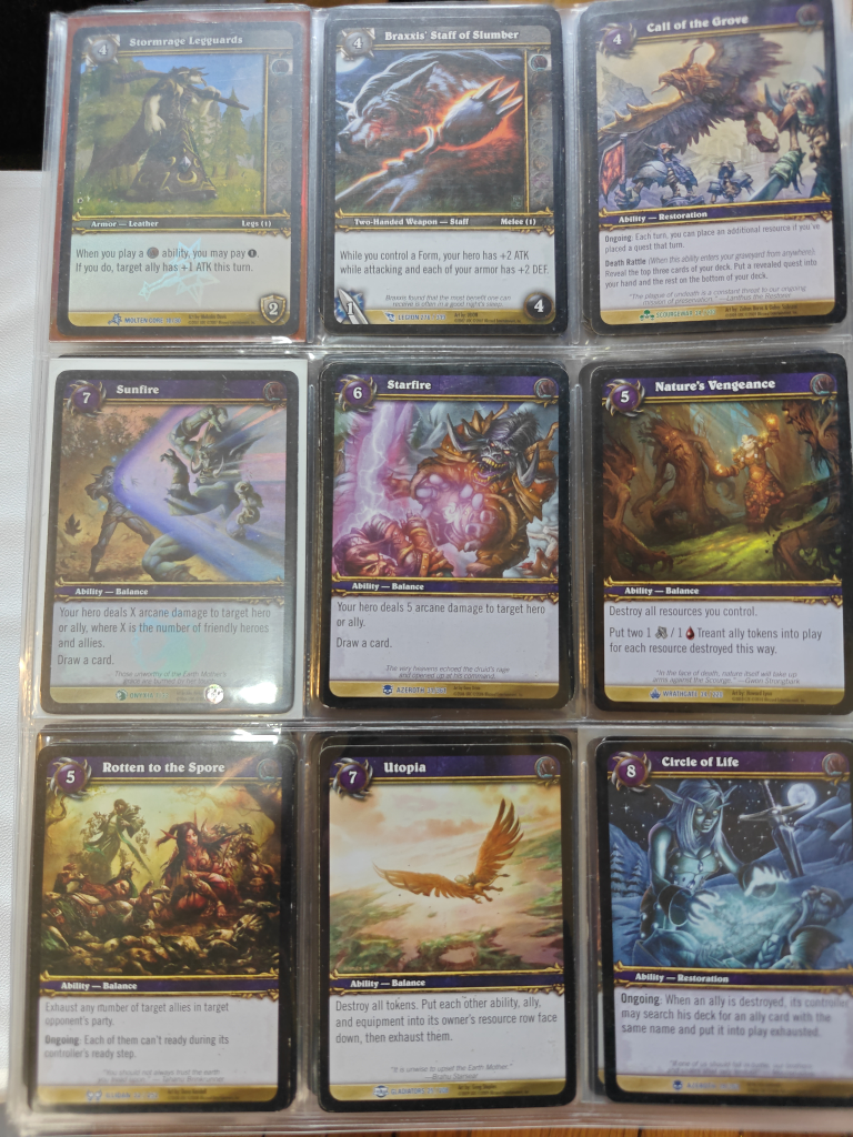 World of Warcraft TCG Cards (Druid) - photo 2