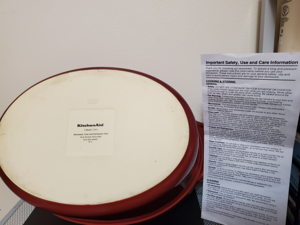KitchenAid 3 Quart Casserole Dish - photo 3