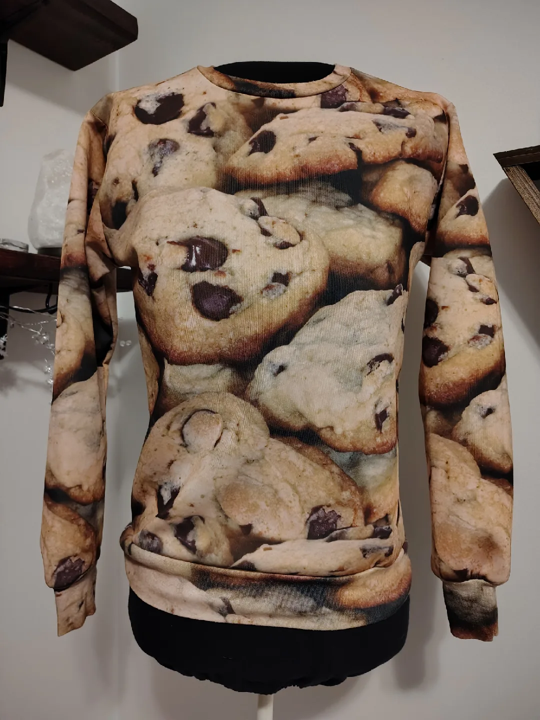 Cookie Patterned Long Sleeve sweater thumbnail