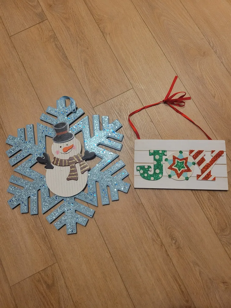 Snowflake & Joy Holiday Decorations thumbnail