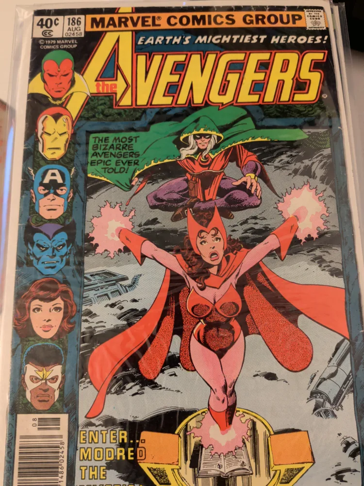 The Avengers #186 Marvel Comic Book thumbnail