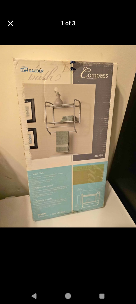 Bathroom Wall Shelf - New in Box! - photo 3