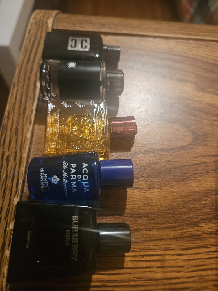 Assorted Mini Perfume Bottles: Burberry, Versace, More!