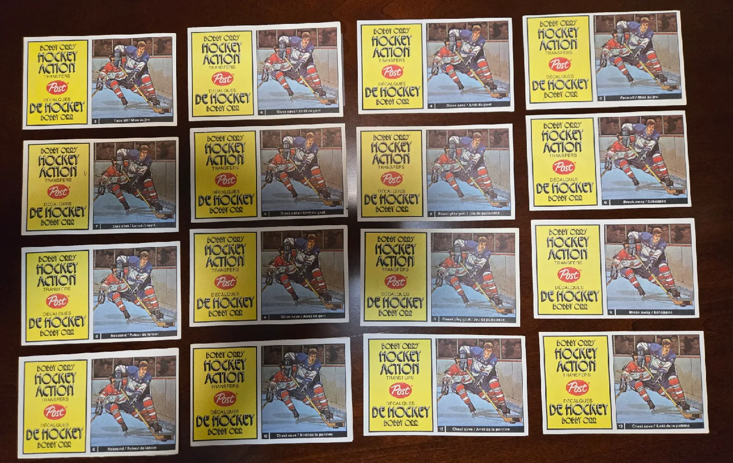 1972/73 Bobby Orr Hockey Actions Transfers. $14 ea. image indicator(2)