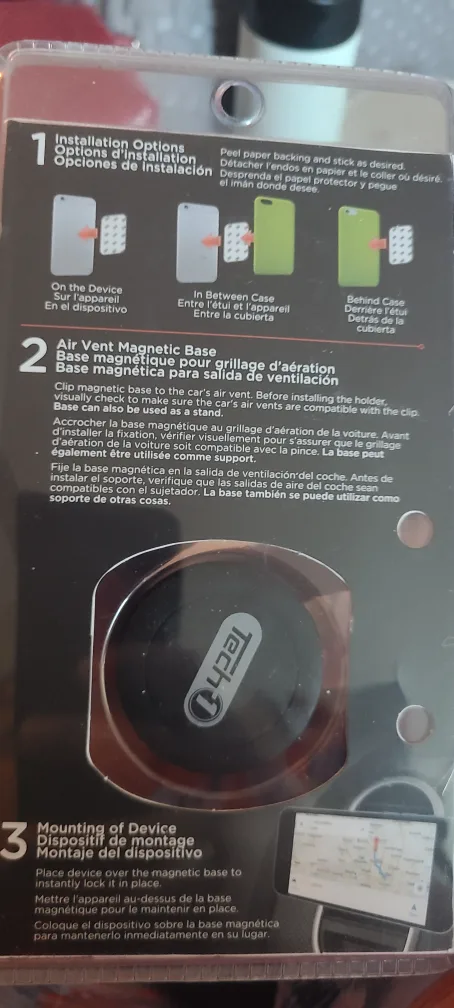 Tech1 Magnetic Vent Mount - New in Box! image indicator(4)
