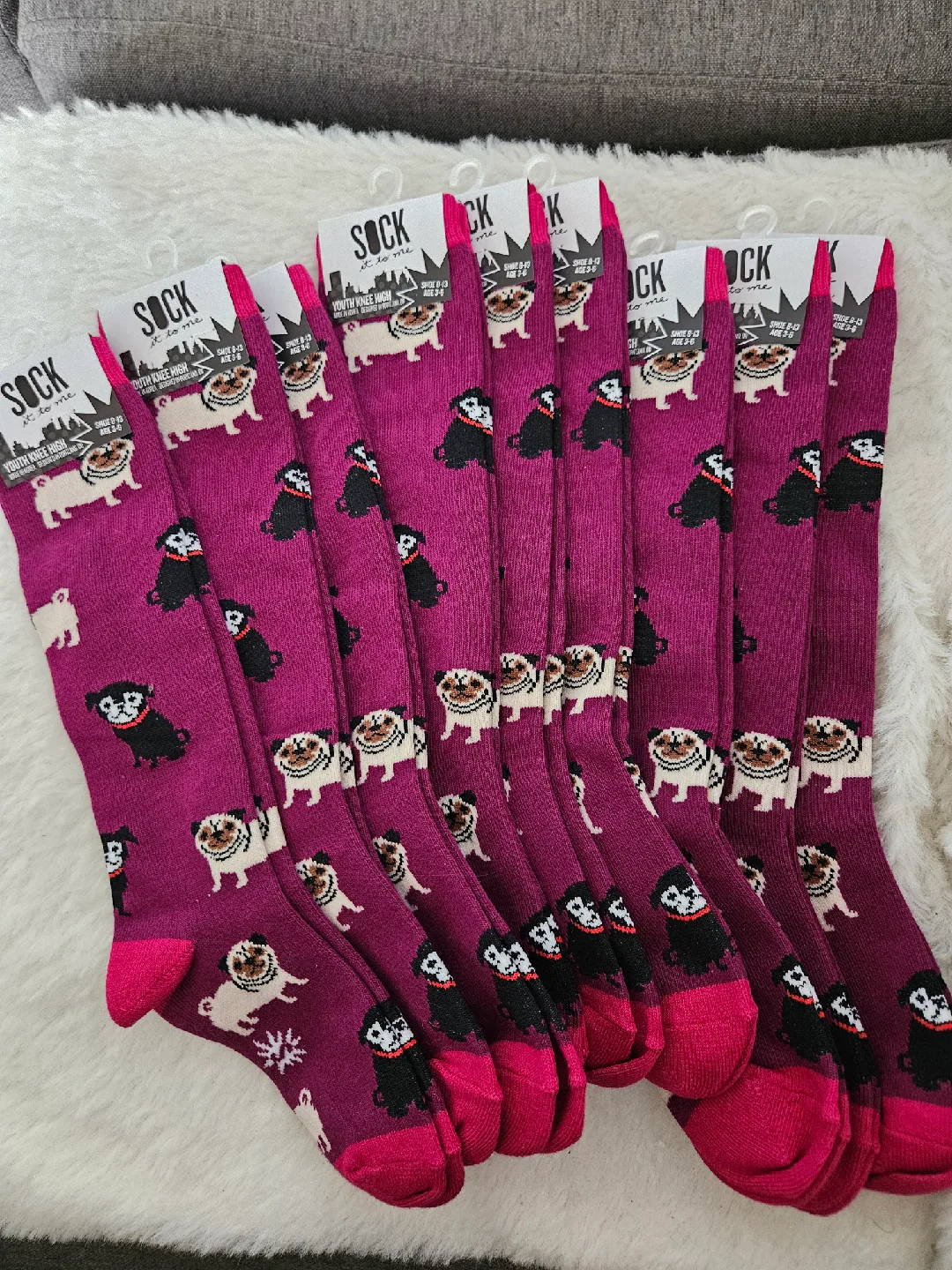 New Sock It To Me Youth Knee Socks (Size 8-13) image indicator(2)