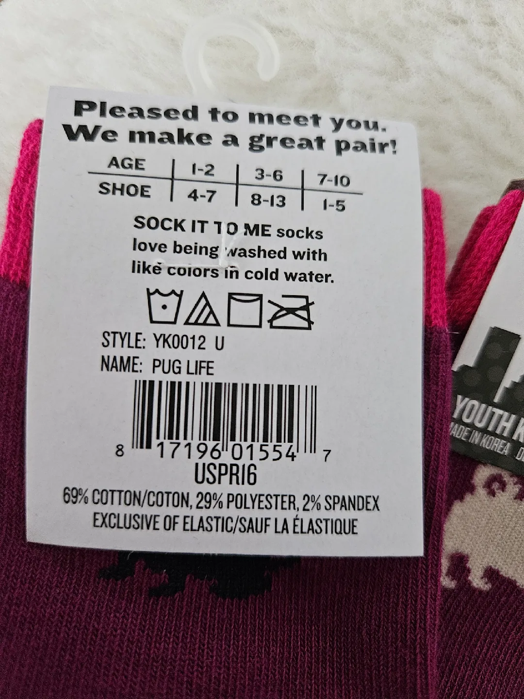 New Sock It To Me Youth Knee Socks (Size 8-13) image indicator(4)