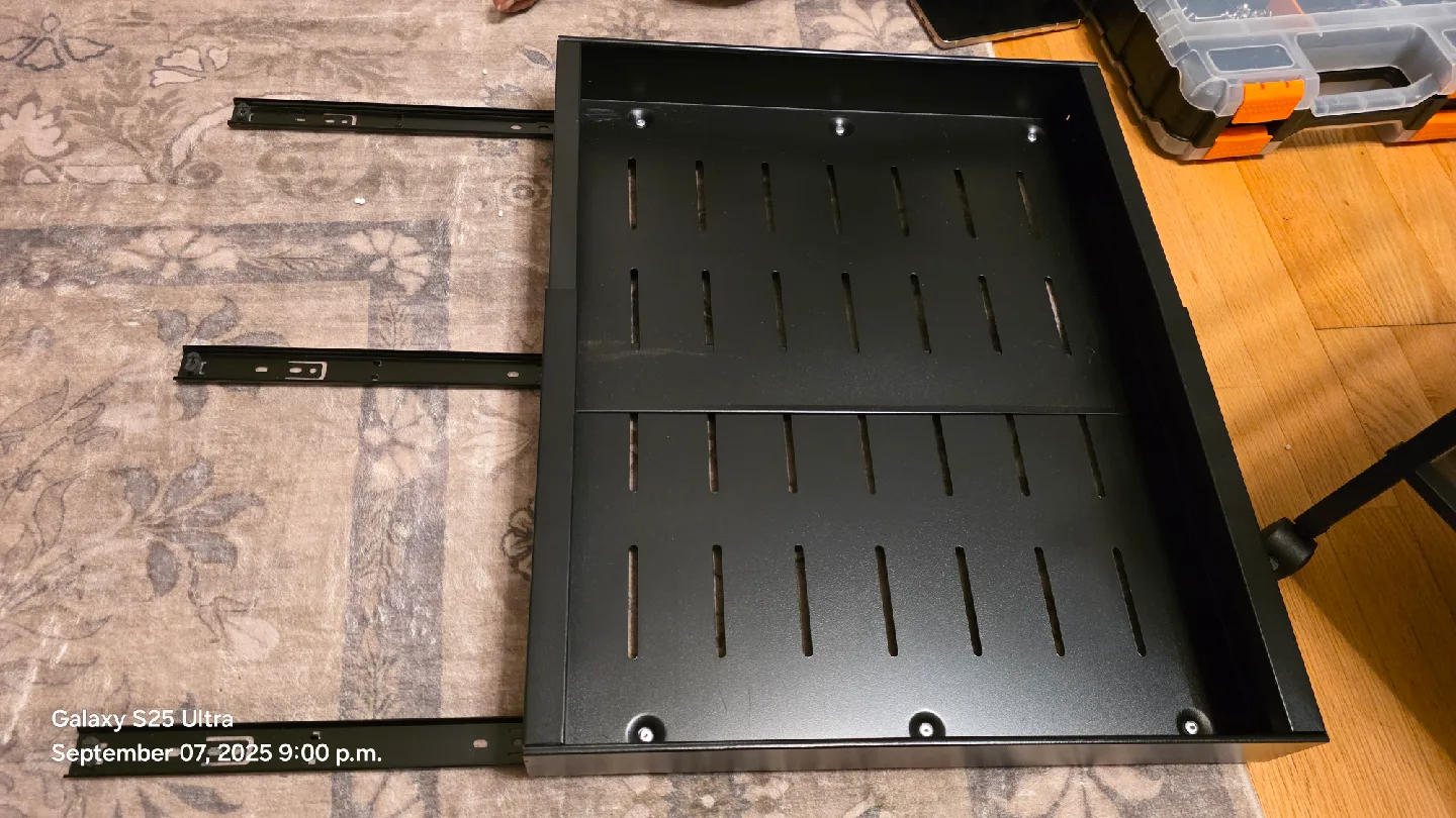 Adjustable Under Sink Organizer - Black thumbnail
