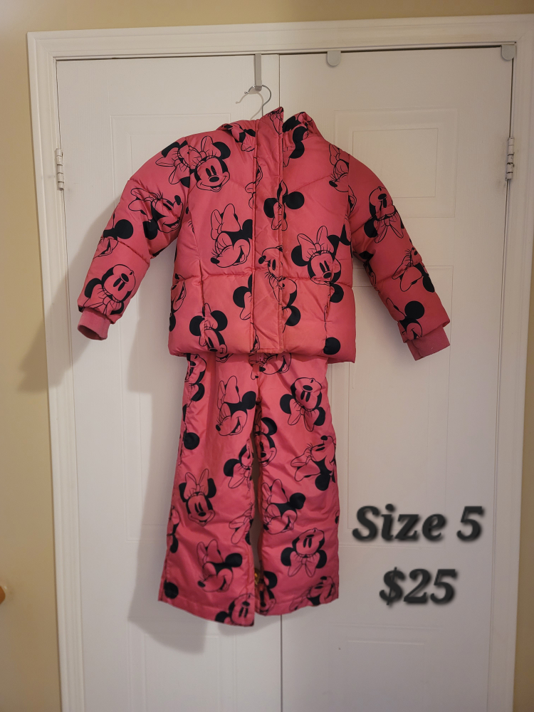 Minnie Mouse Snowsuit - Size 5