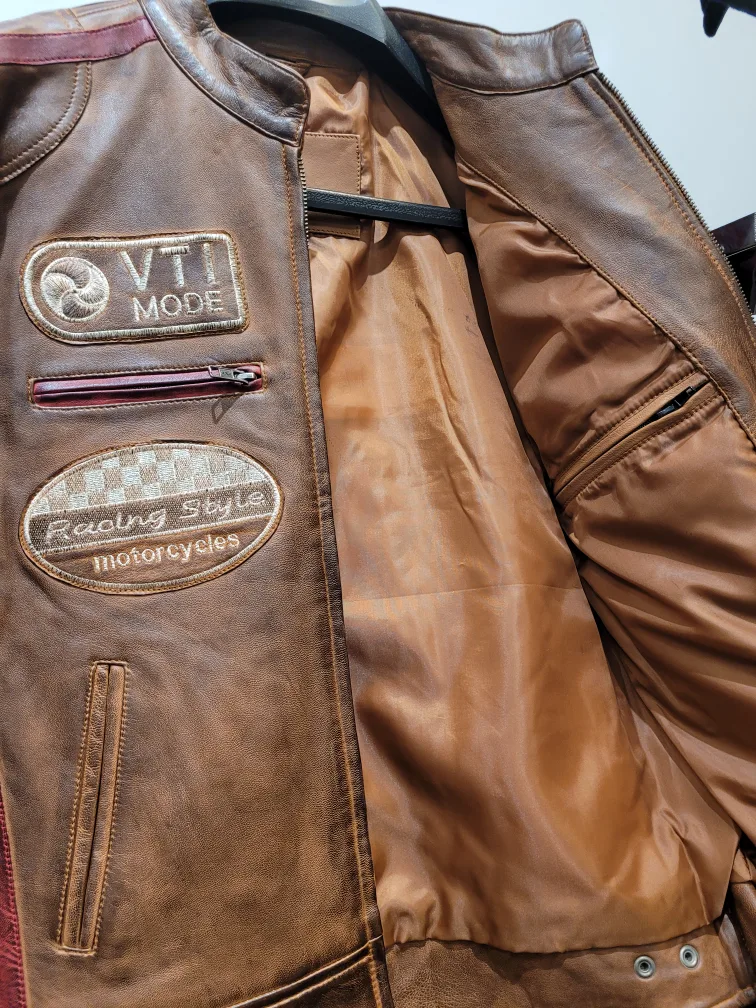 VTI Classics Leather Jacket, Brown image indicator(2)