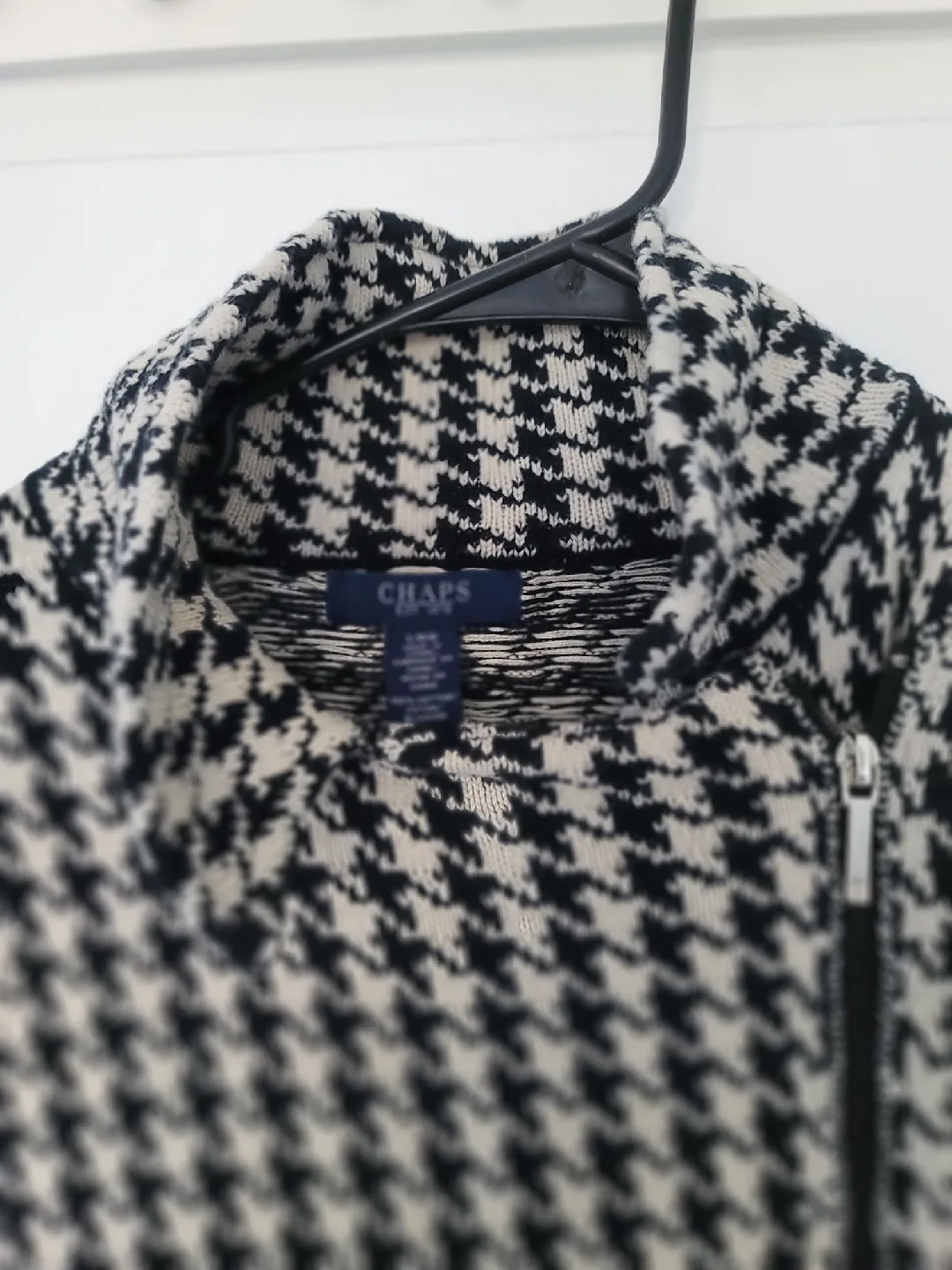 Chaps Houndstooth Jacket Size L image indicator(2)