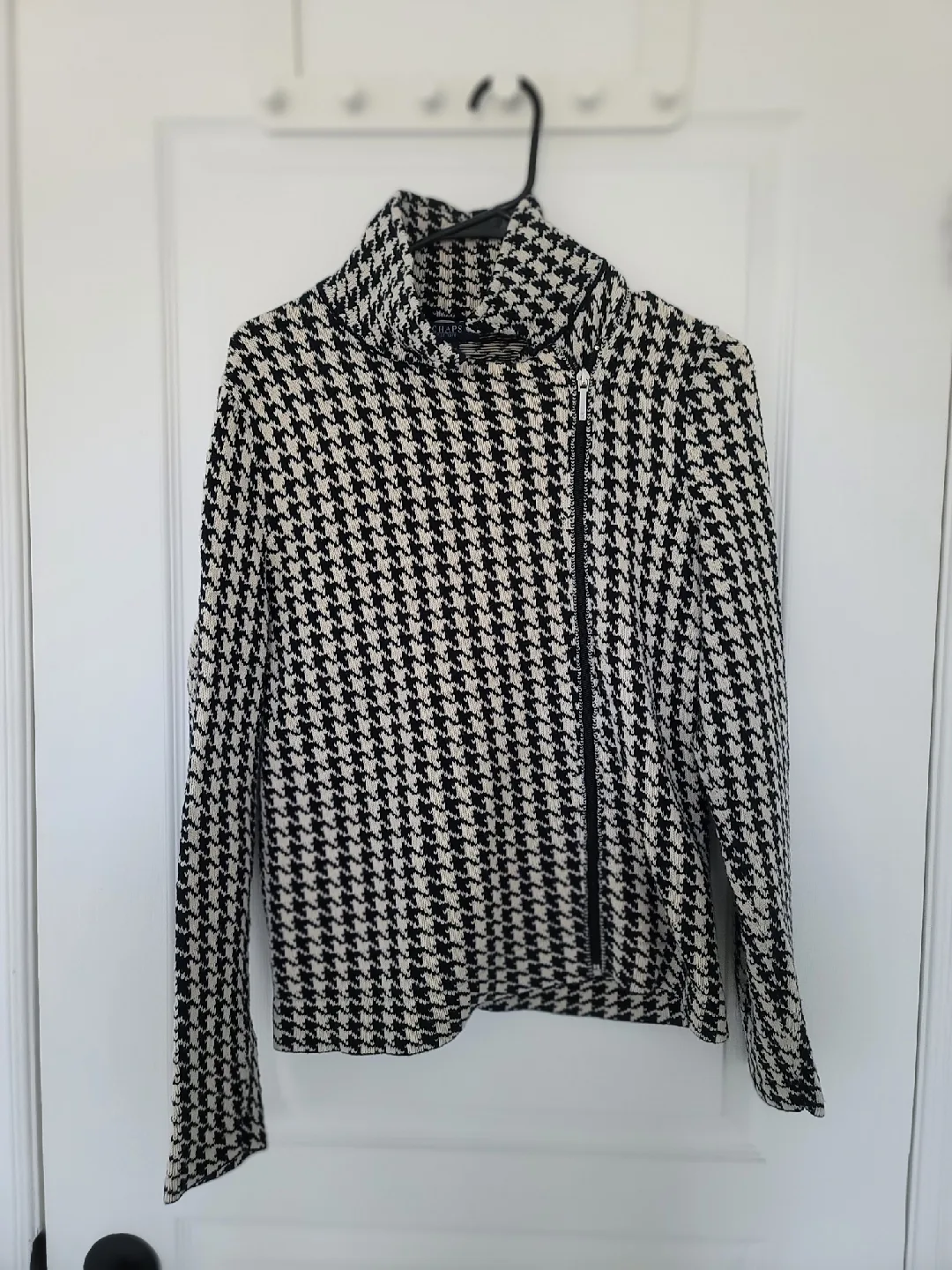 Chaps Houndstooth Jacket Size L image indicator(3)