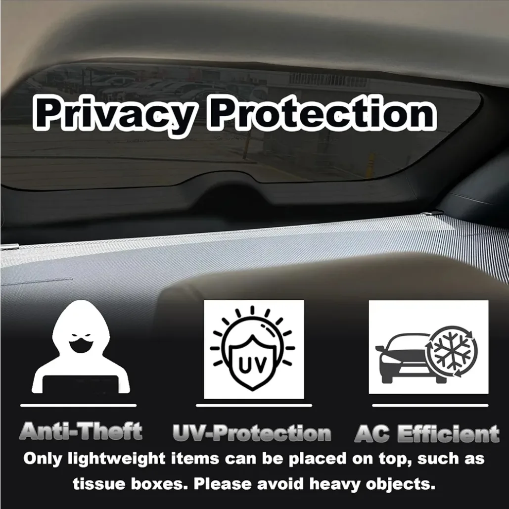 Carbon Cargo Cover for VW Atlas Cross Sport 2020-2025 image indicator(6)