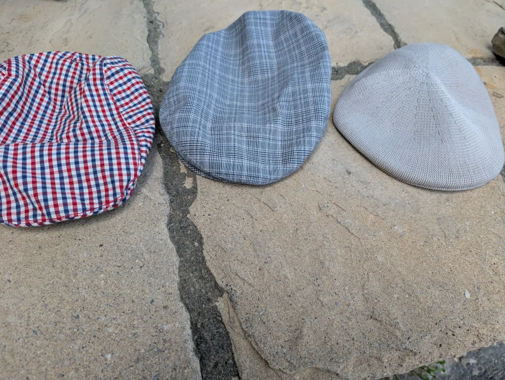 Flat Caps - Red/Blue Plaid, Grey Plaid, Beige thumbnail