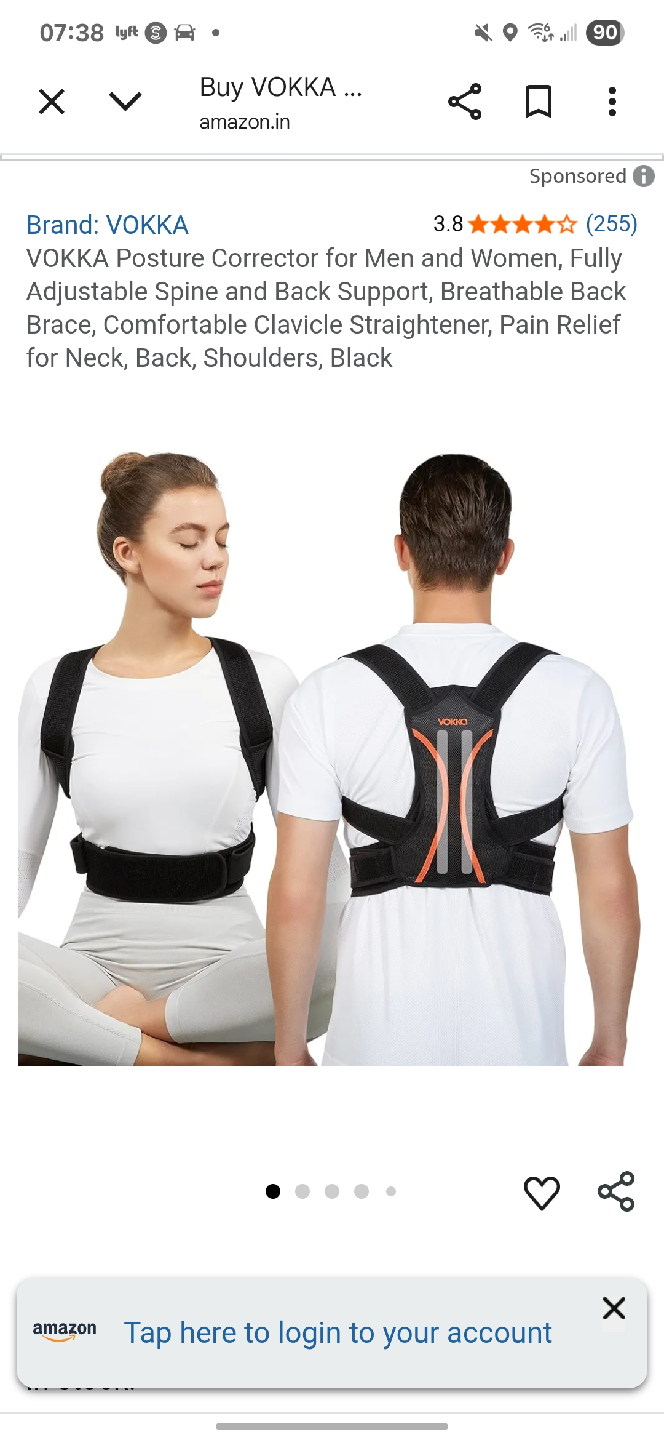 VOKKA Posture Corrector - Spine & Back Support - photo 3