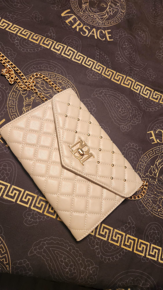 Vegan Leather Badgley Mischka Clutch