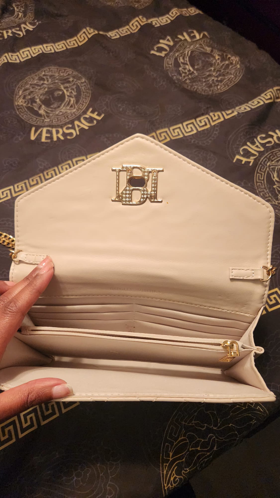 Vegan Leather Badgley Mischka Clutch - photo 4
