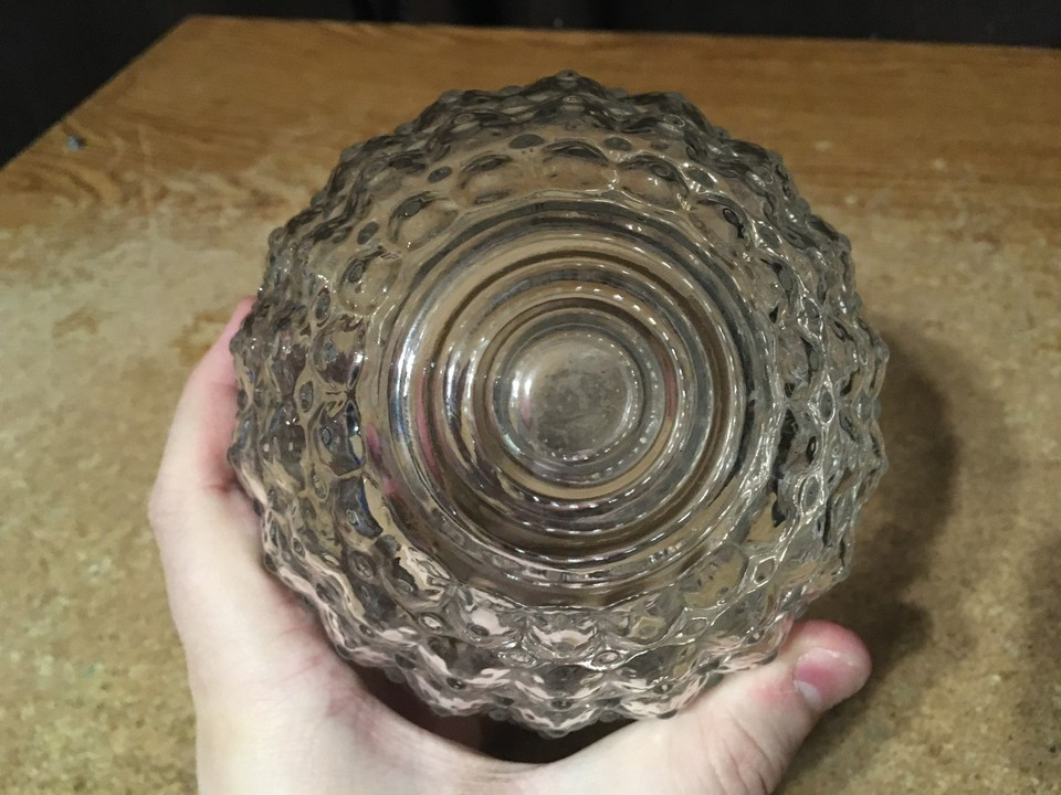 Vintage acorn bubble Glass Light Fixture Cover 5.5" - photo 2