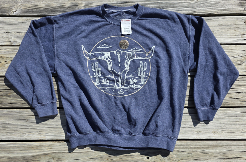 Sz Large-Goodie Twoo Sleeves Southwest Sweatshirt - NEW!