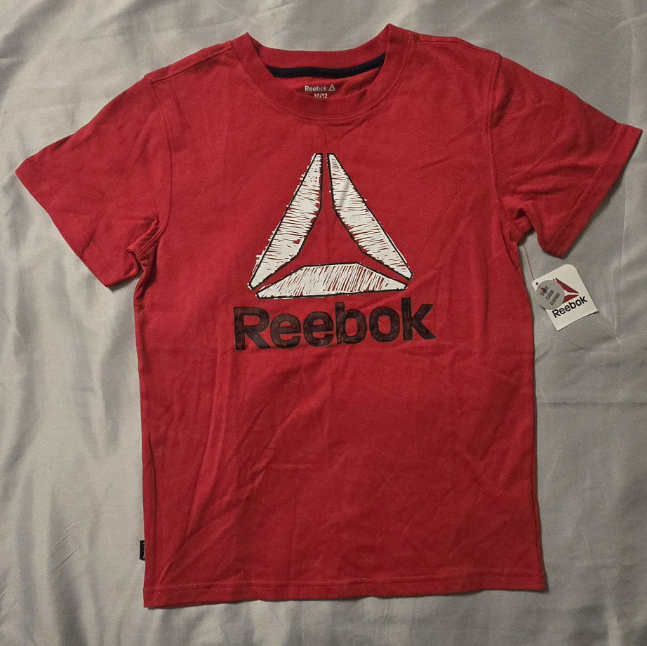 NEW! Reebok Red T-Shirt - Size 10/12