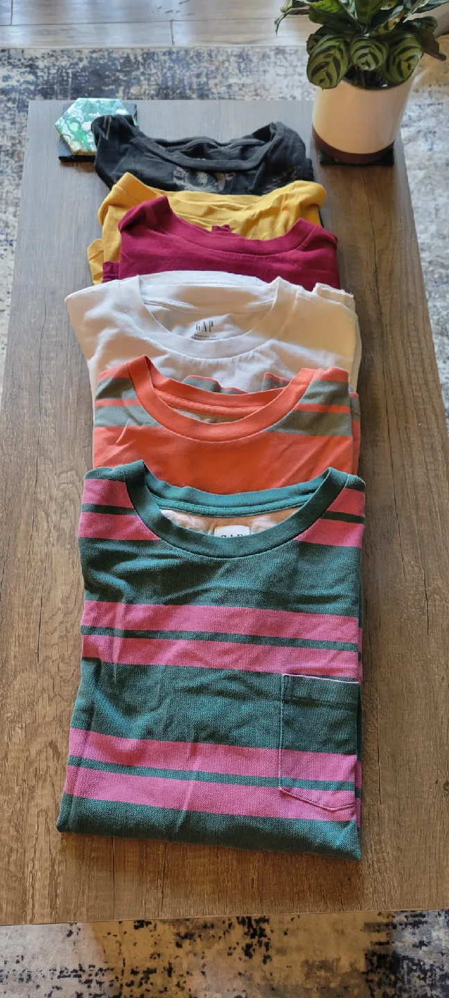 Gap T-Shirts - Assorted Colours - Bundle of 6