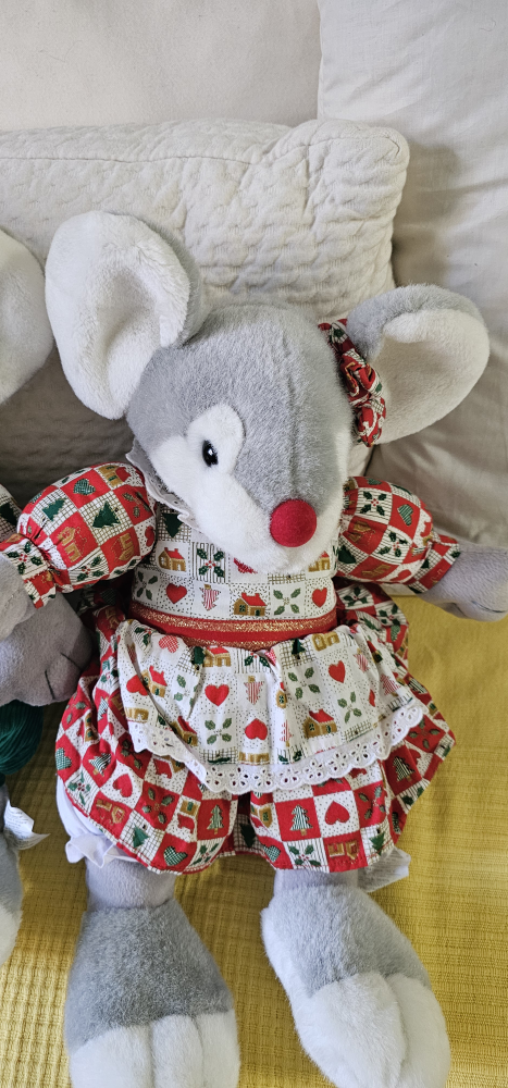 Vintage Mouse Plush Set - photo 3