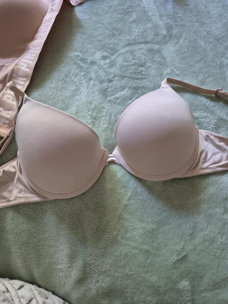 PINK Victoria's Secret Beige Bra thumbnail