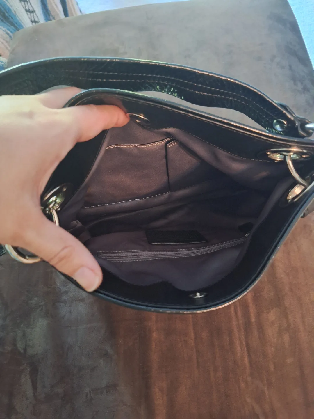 Coach Black Shoulder Bag 👜 image indicator(3)
