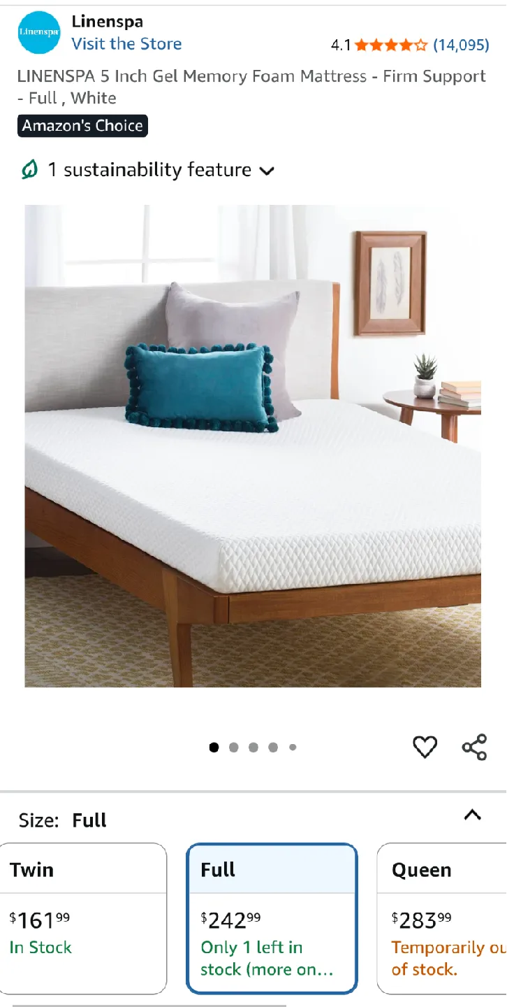 Full size mattress thumbnail