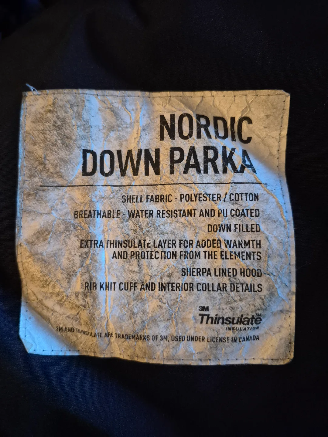 Nordic Down Parka - Size Small image indicator(3)
