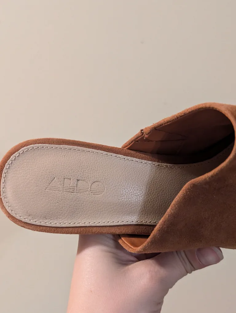 Aldo Brown Suede Mules - Size 9 image indicator(2)