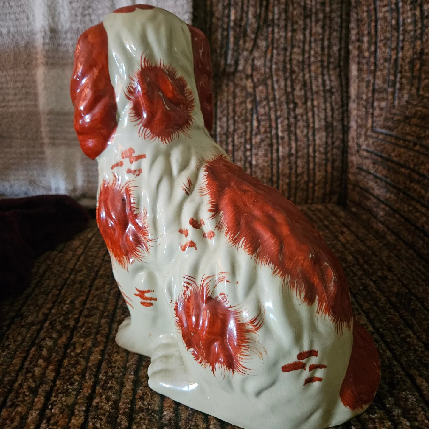 Majolica Spaniels Dogs Figurines image indicator(4)