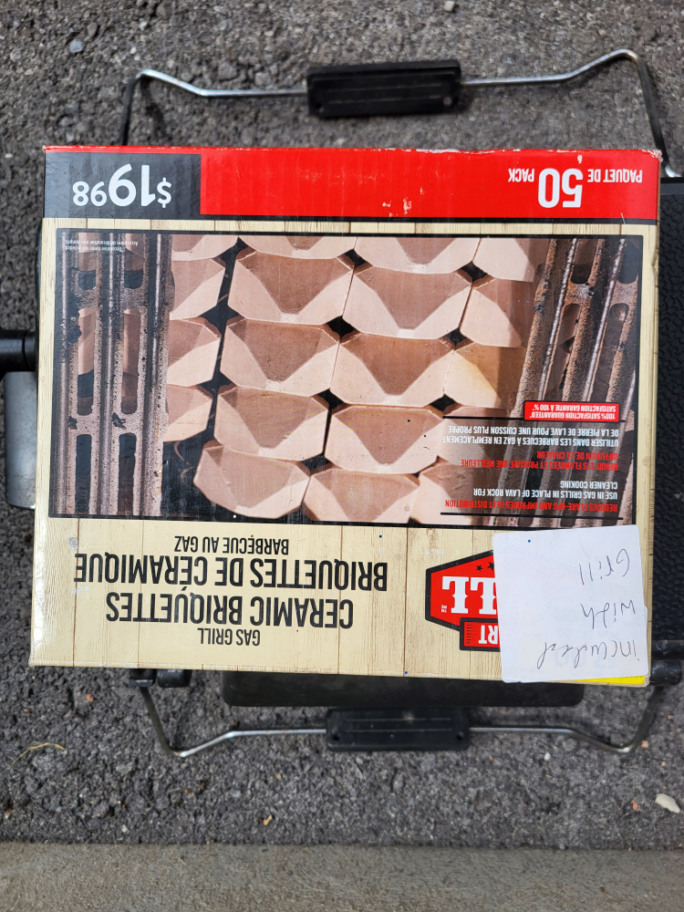 Portable Gas Grill with Ceramic Briquettes - photo 2