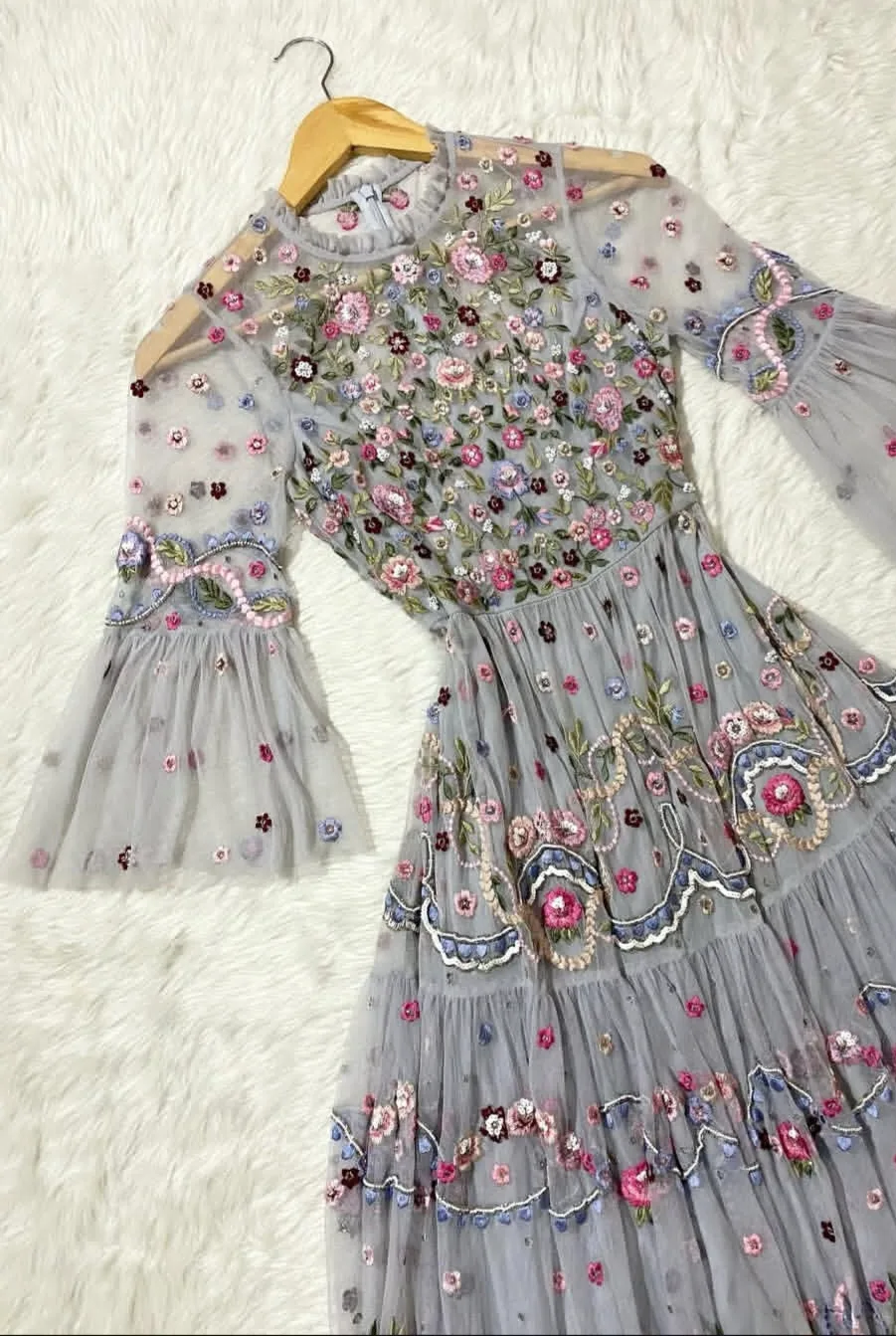 Needle & Thread Embroidered Maxi Dress image indicator(3)