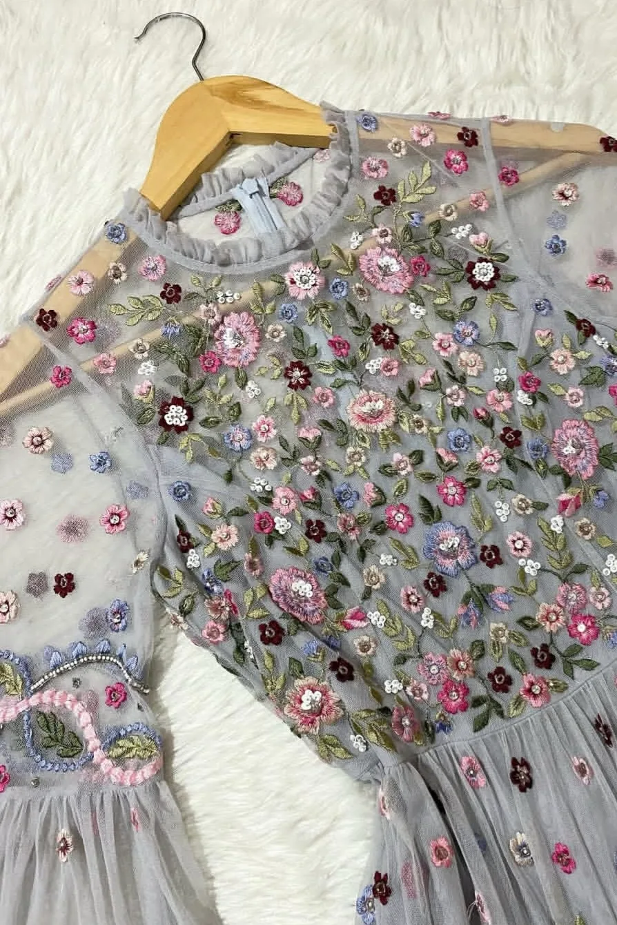 Needle & Thread Embroidered Maxi Dress image indicator(4)