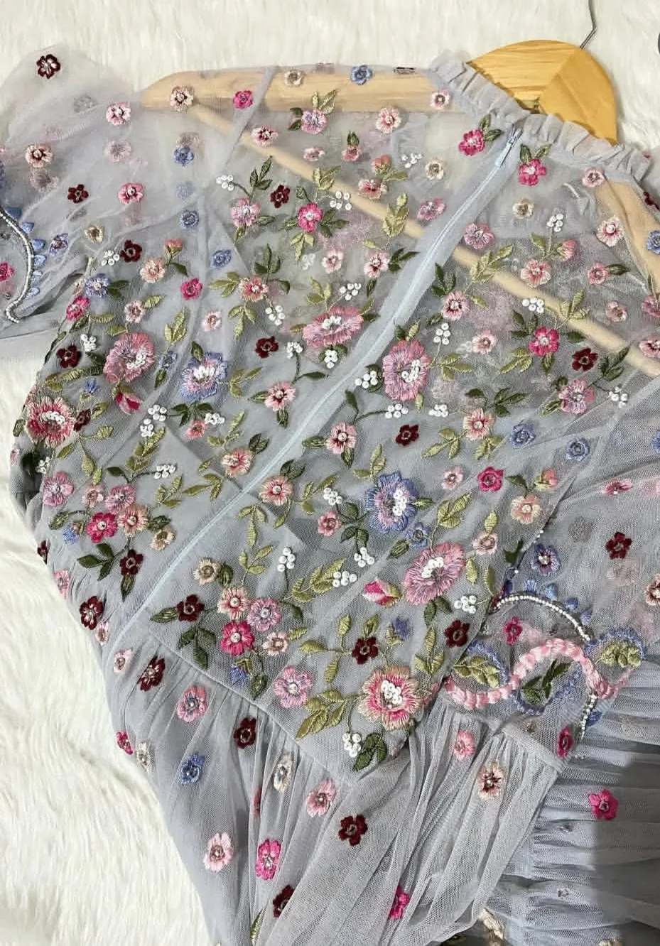 Needle & Thread Embroidered Maxi Dress image indicator(6)