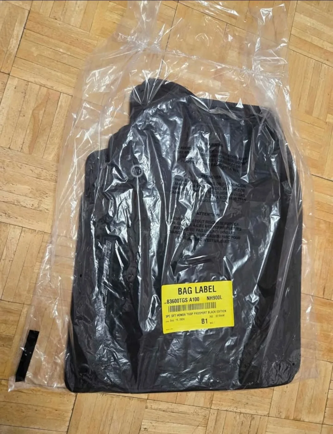2025 Honda Passport BLACK EDITION Carpet Floor Mats OEM GENUINE thumbnail
