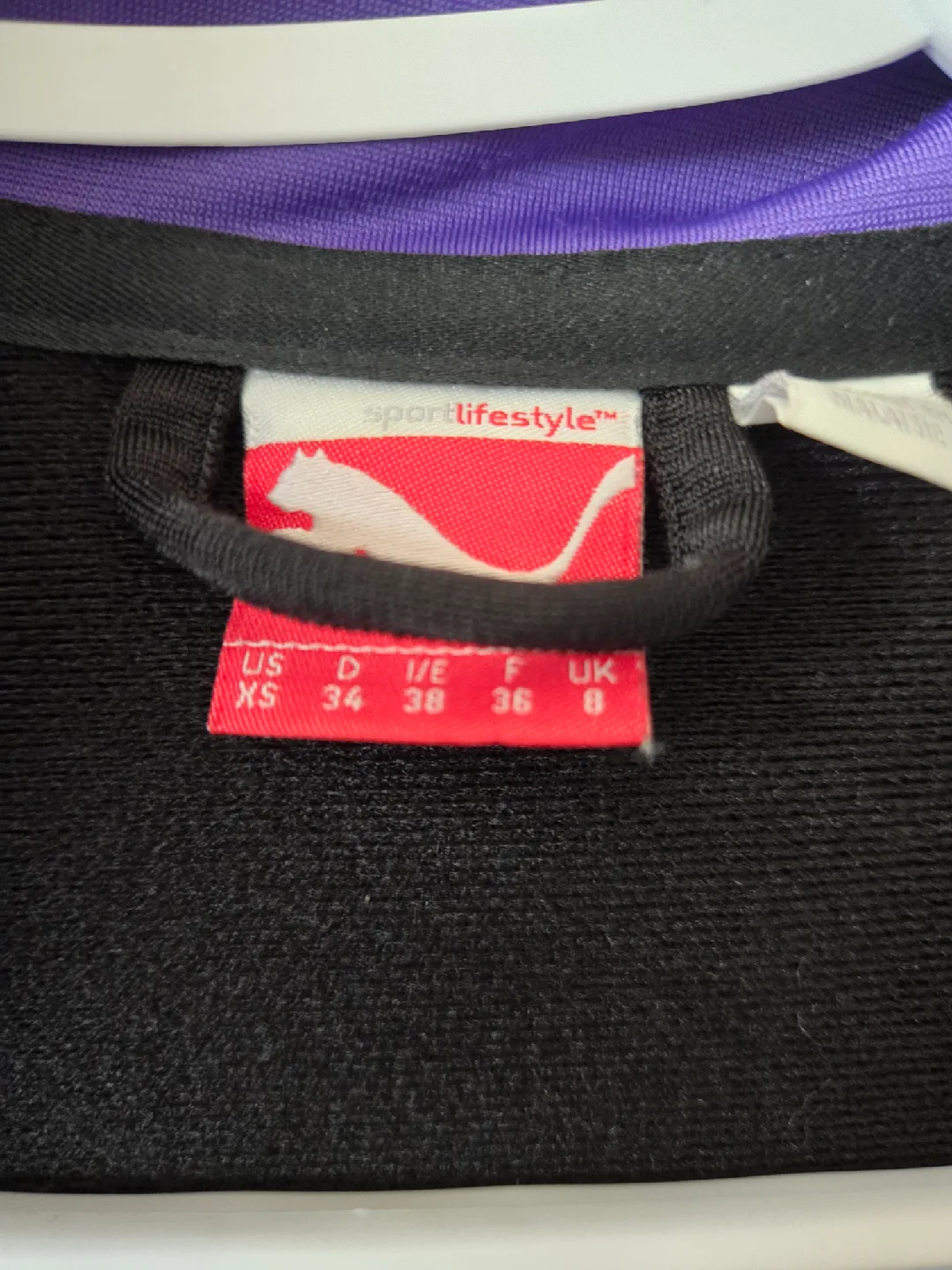 Puma Sportlifestyle XS Track Jacket - Black & Purple image indicator(2)