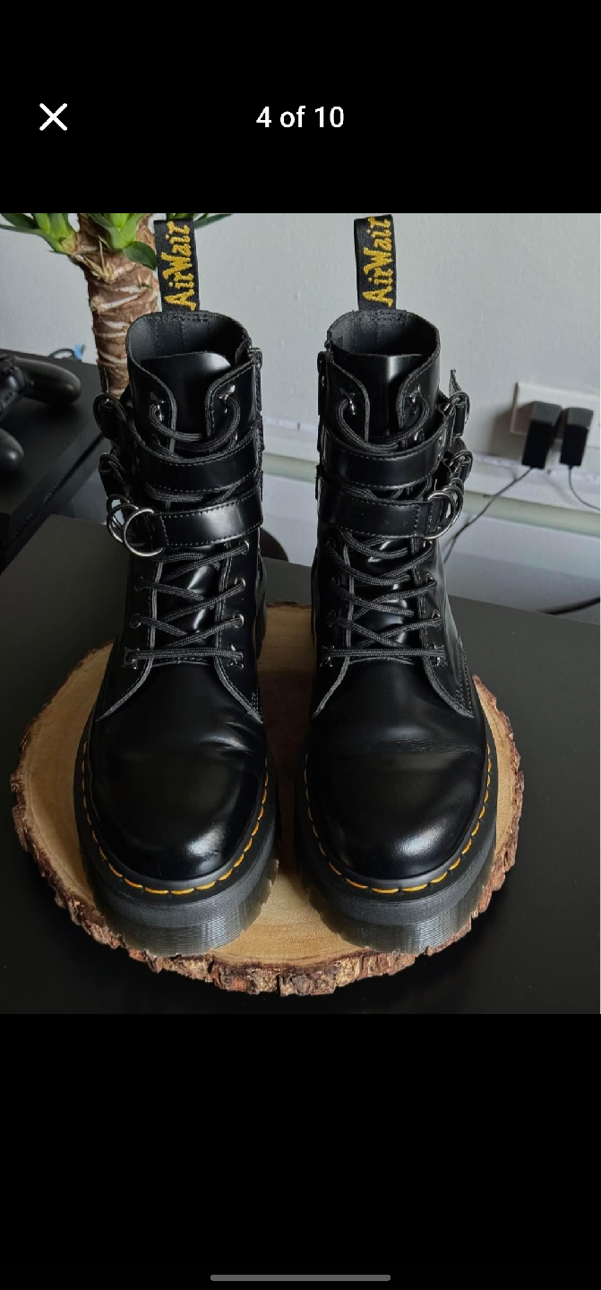 Dr. Martens Buckle Boots, Black - photo 3