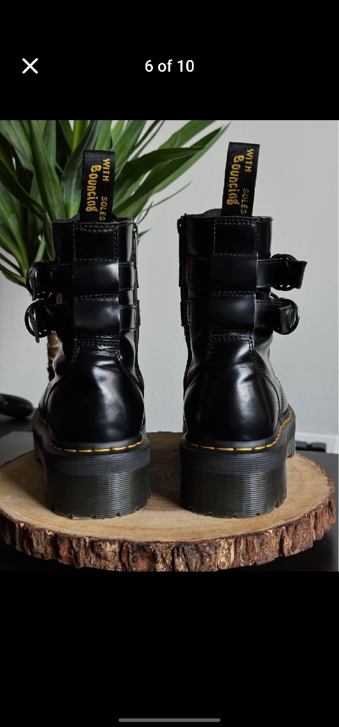Dr. Martens Buckle Boots, Black - photo 5