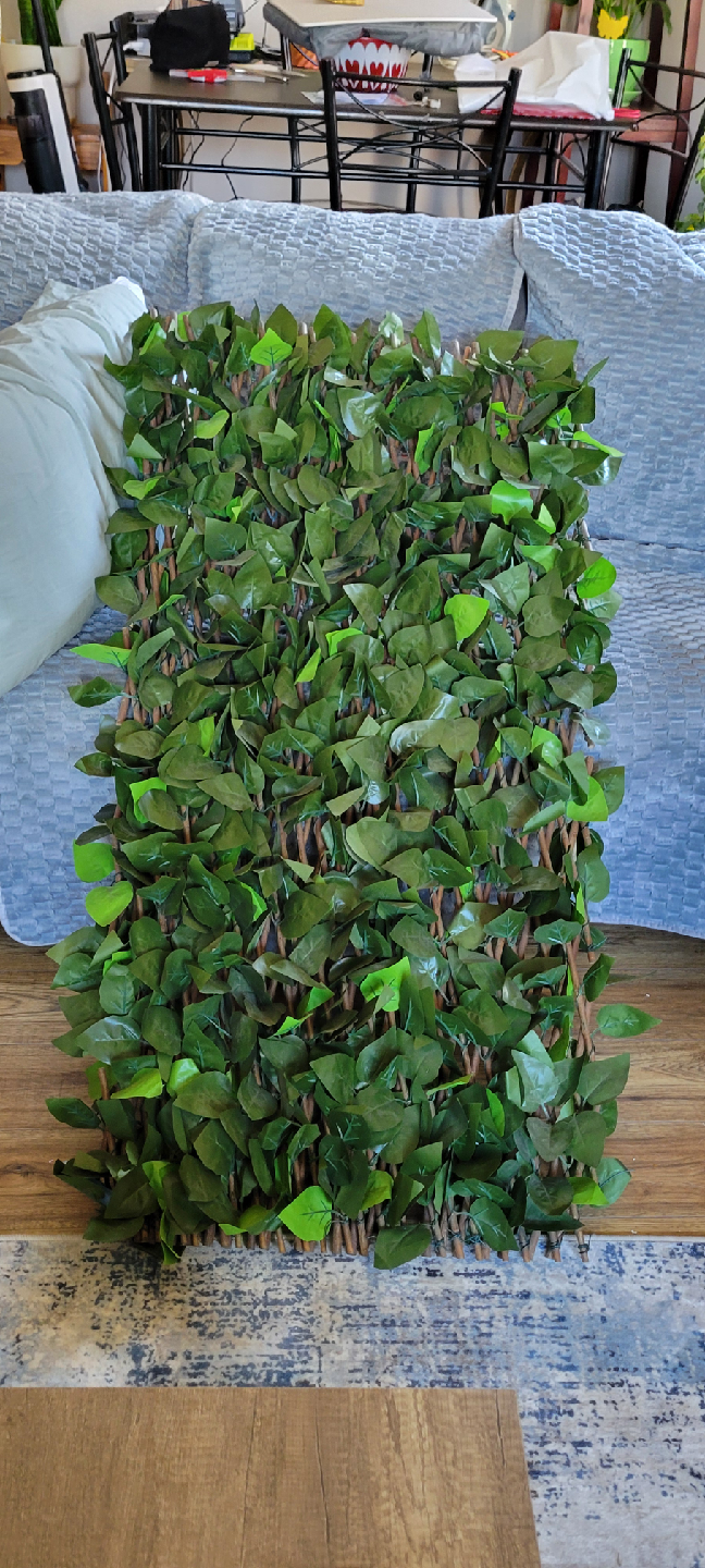 Expandable Faux Ivy Fence - 2 Pack - photo 4