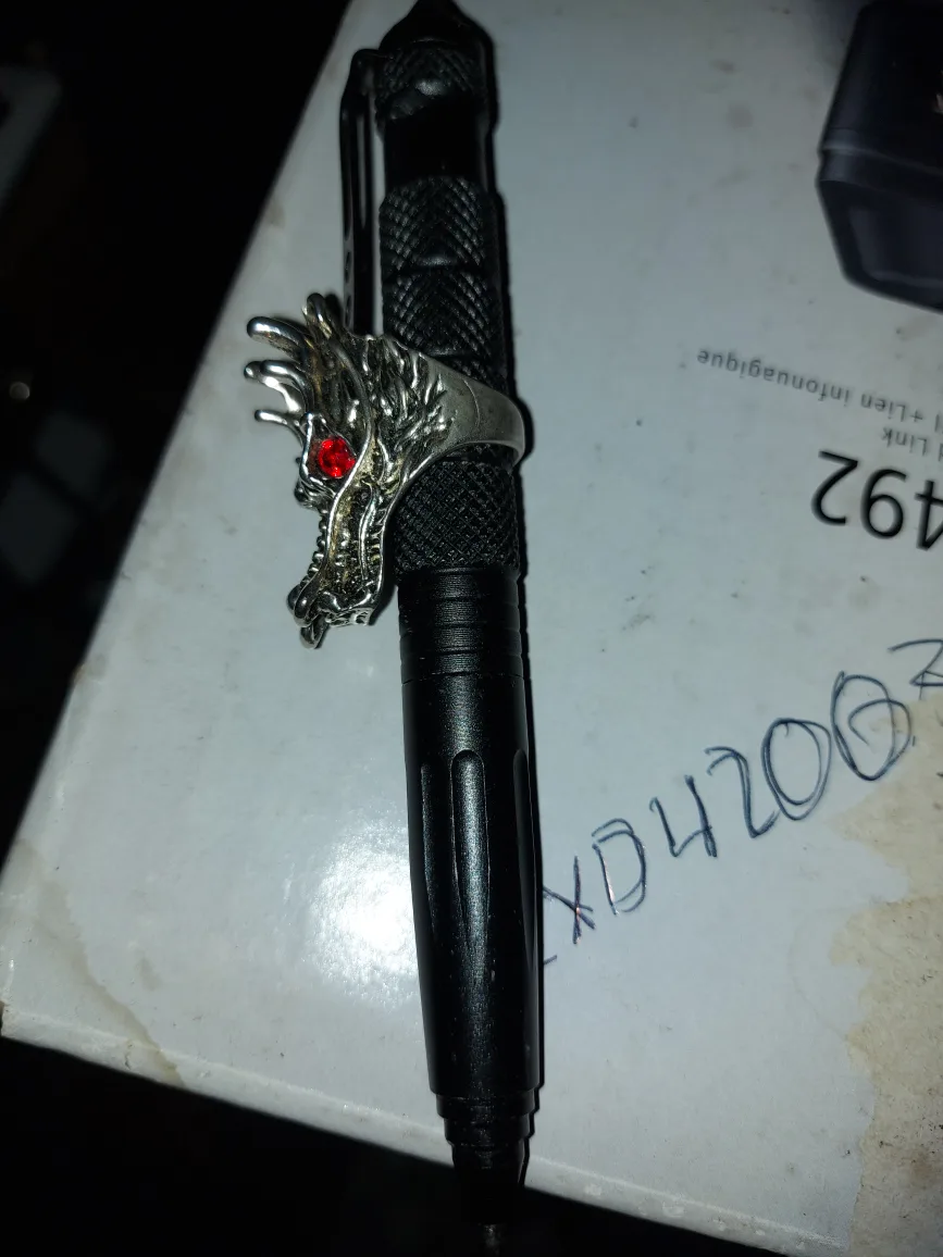 Dragon Ring with Red Gemstone thumbnail