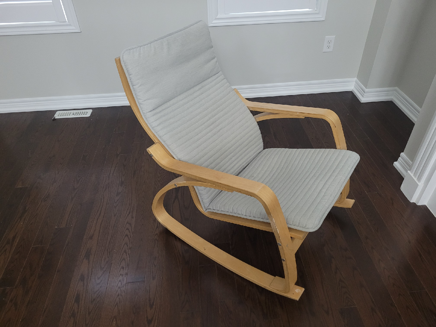 IKEA Poang Rocking Chair - Birch Veneer/Grey - photo 2