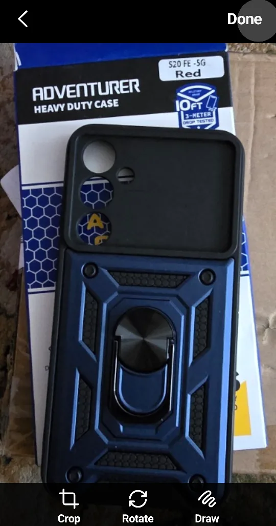 NEW Adventurer S20 FE - 5G Red Heavy Duty Case image indicator(2)