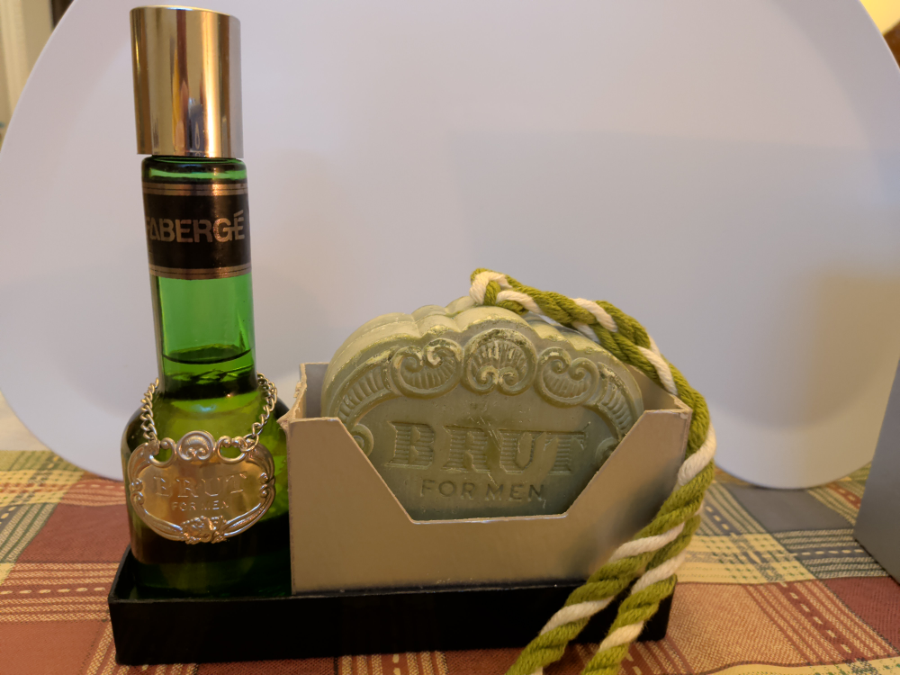 Fabergé Brut Lotion & Soap on a Rope Set