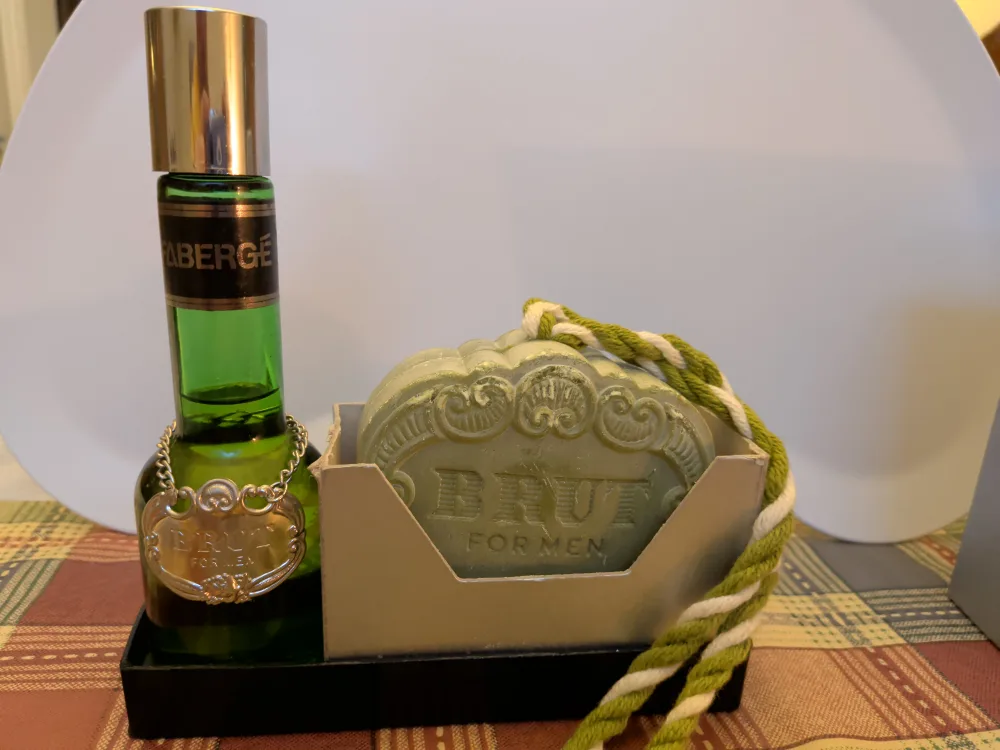 Fabergé Brut Lotion & Soap on a Rope Set thumbnail
