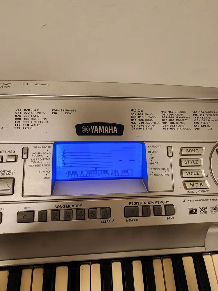 Yamaha Portable Grand DGX-300 Keyboard image indicator(9)