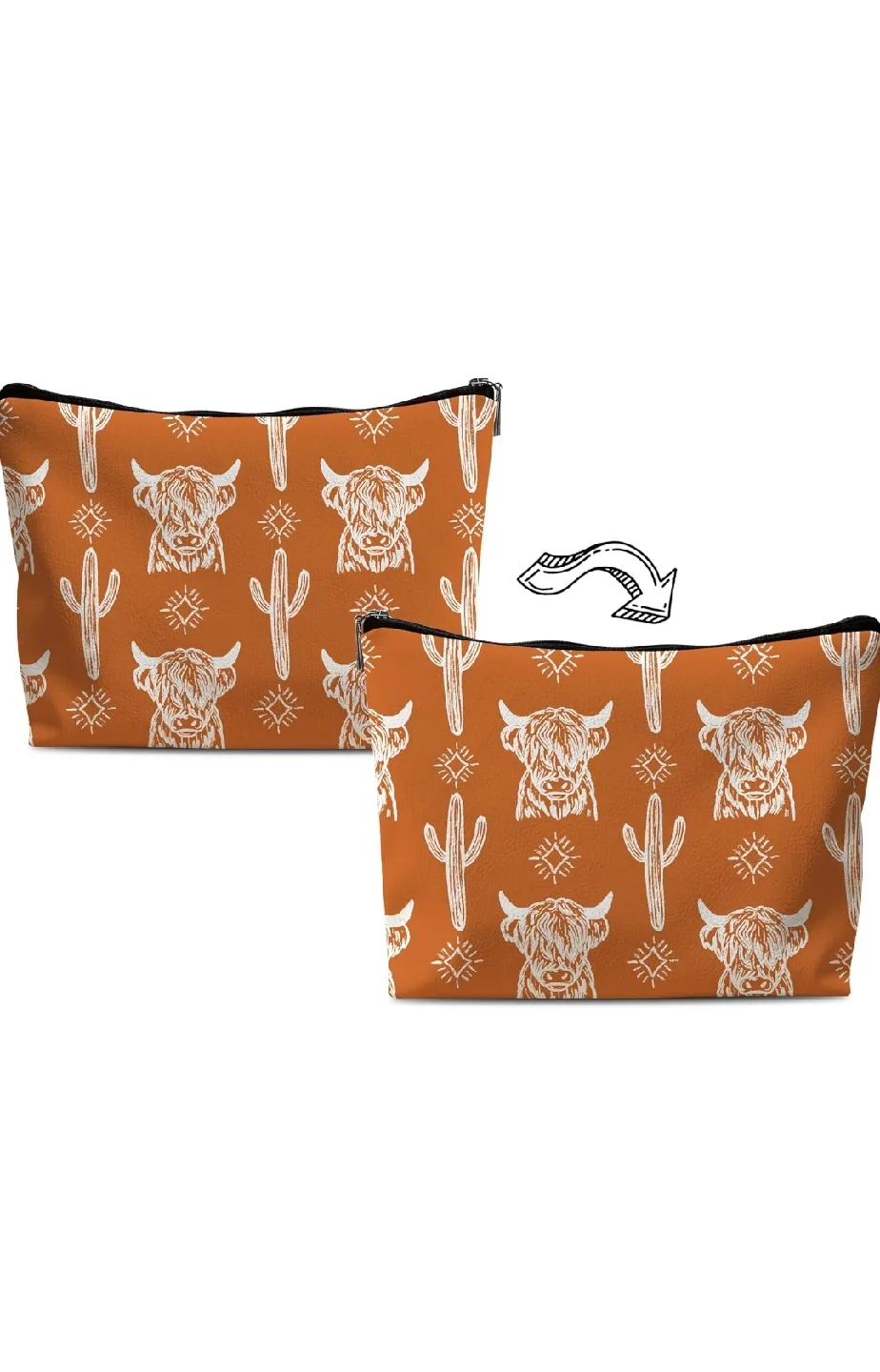 Brand New Cow-a Makeup Bag image indicator(7)