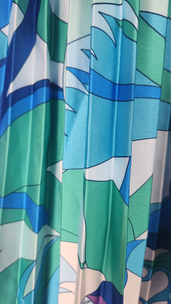 Allyson Maxi Dress - Blue, Green, Purple - photo 2