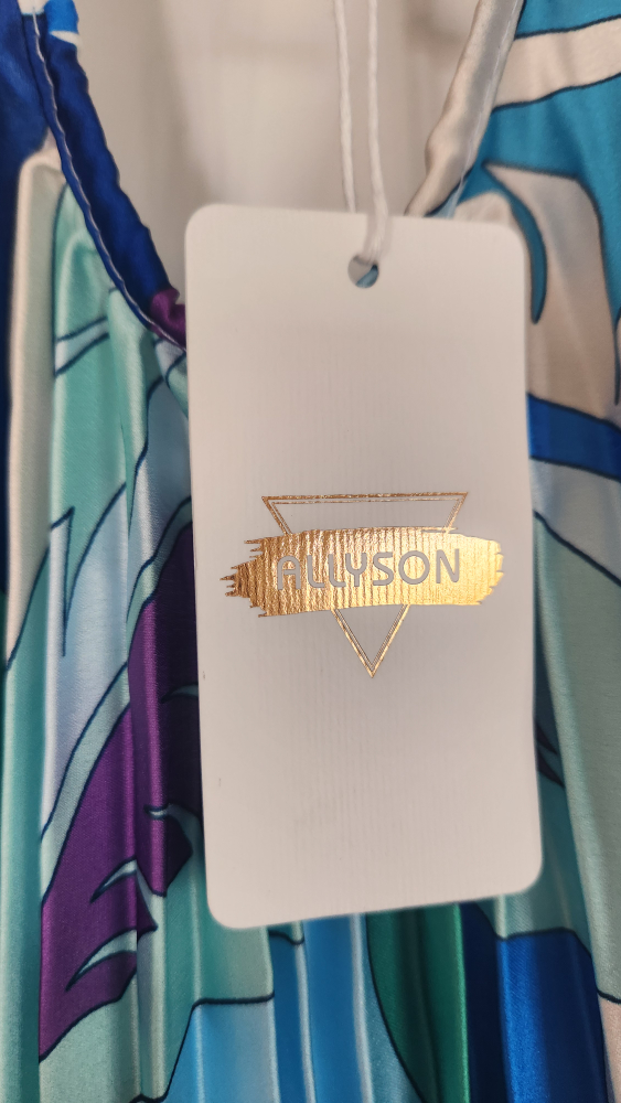 Allyson Maxi Dress - Blue, Green, Purple - photo 3